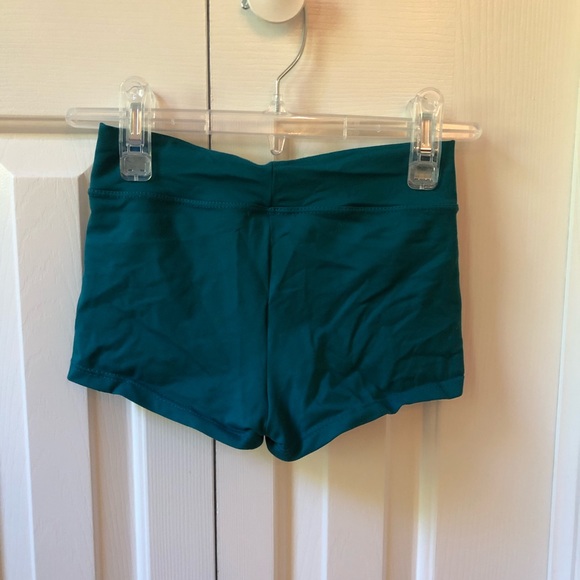 So Danca Teal Dance Shorts-size PA - Picture 2 of 2